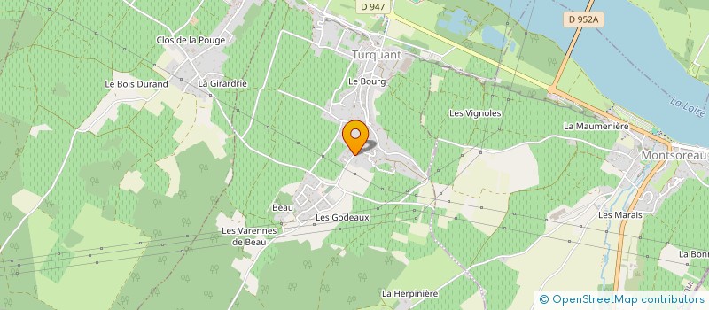 localisation de l'entreprise DOMAINE DES COUTURES  TURQUANT