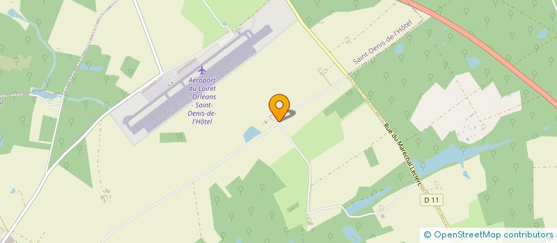 localisation de l'entreprise DOMAINE DES CYGNES à SAINT DENIS DE L'HOTEL