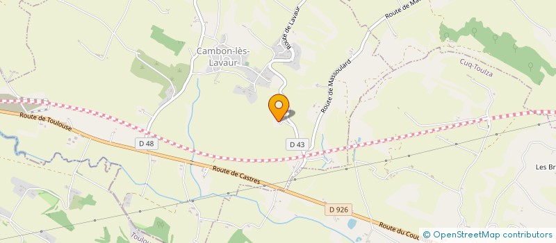 localisation de l'entreprise DOMAINE DES DEUX TOURS  CAMBON-LES-LAVAUR