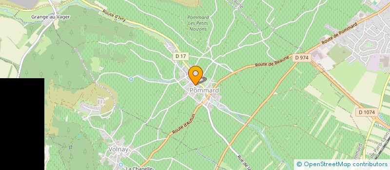 localisation de l'entreprise DOMAINE DES EPENEAUX  POMMARD