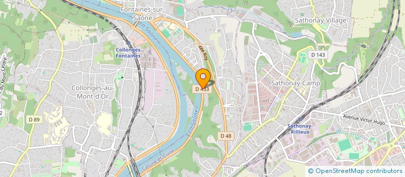 localisation de l'entreprise DOMAINE DES ETOILES  FONTAINES-SUR-SAONE