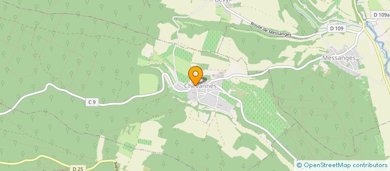 localisation de l'entreprise DOMAINE DES FACETTES  CHEVANNES