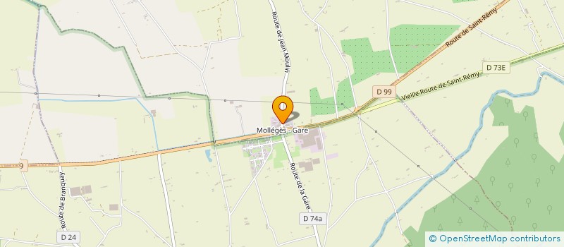 localisation de l'entreprise DOMAINE DES FEUILLES D'ARGENT  MOLLEGES