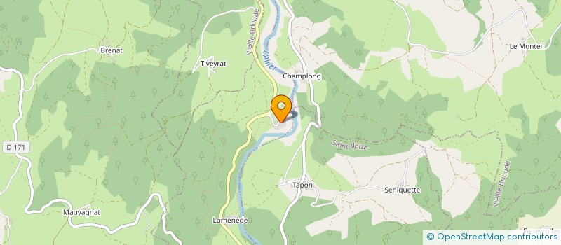 localisation de l'entreprise DOMAINE DES GORGES DE L'ALLIER  VILLENEUVE-D'ALLIER