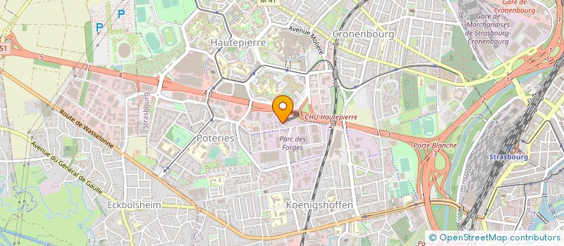 localisation de l'entreprise DOMAINE DES GRANDS VINS DE FRANCE à STRASBOURG