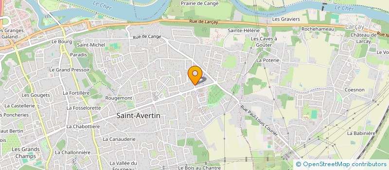 localisation de l'entreprise DOMAINE DES GROTTEAUX  SAINT-AVERTIN