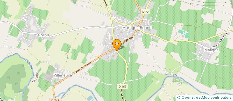 localisation de l'entreprise DOMAINE DES GROUAS à TERRANJOU
