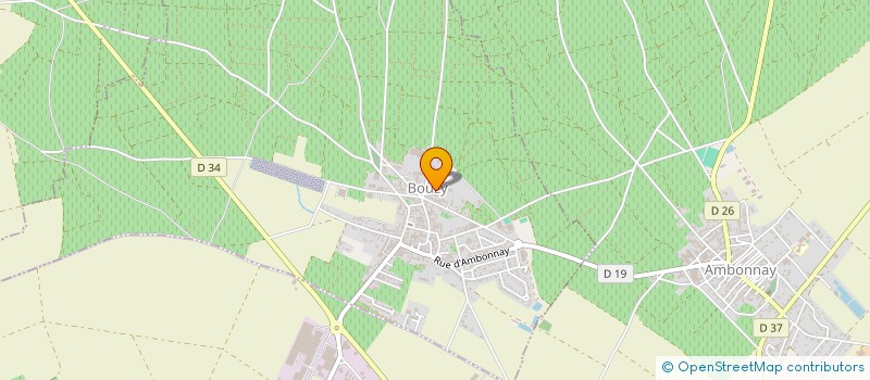 localisation de l'entreprise DOMAINE DES HAUTES GARENNES  BOUZY