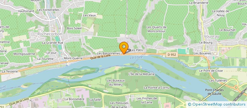 localisation de l'entreprise DOMAINE DES HAUTES ROCHES à SAINT-AMANT-DE-NOUERE