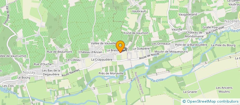 localisation de l'entreprise DOMAINE DES HAUTS BOEUFS à NOIZAY