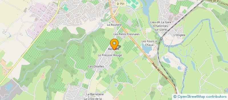 localisation de l'entreprise DOMAINE DES HAUTS PERRAYS  CHAUDEFONDS-SUR-LAYON