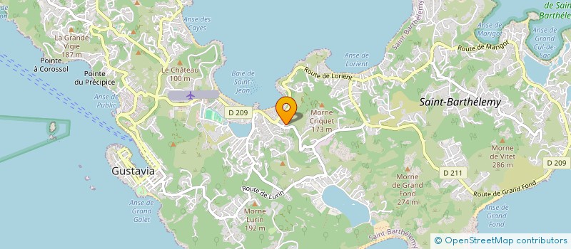 localisation de l'entreprise DOMAINE DES LEZARDS à SAINT BARTHELEMY