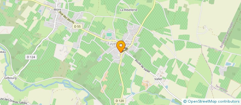 localisation de l'entreprise DOMAINE DES LYS à BELLEVIGNE-EN-LAYON