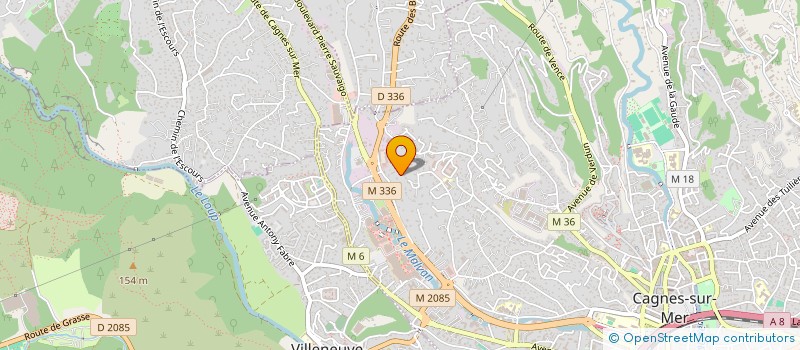 localisation de l'entreprise DOMAINE DES MAGNOLIAS à CAGNES-SUR-MER