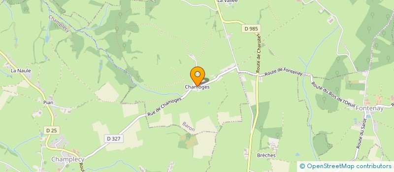 localisation de l'entreprise DOMAINE DES MARGUERITES  PARAY-LE-MONIAL