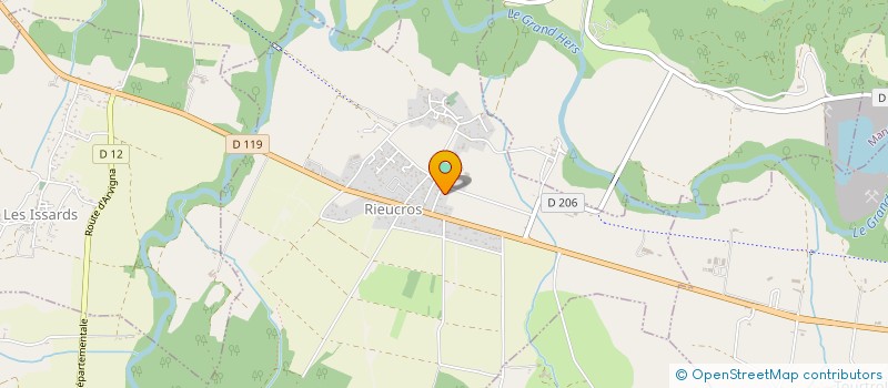 localisation de l'entreprise DOMAINE DES MARRONNIERS à RIEUCROS