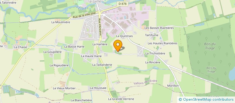 localisation de l'entreprise DOMAINE DES MASSES à VALLONS-DE-L'ERDRE
