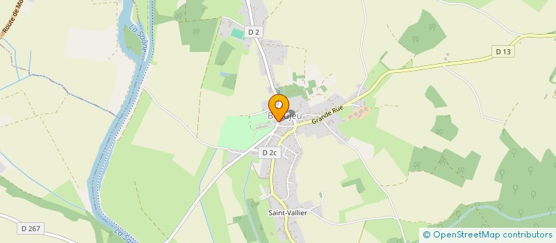 localisation de l'entreprise DOMAINE DES PAPILLONS  BEAUJEU-SAINT-VALLIER-PIERREJUX-ET-QUITTEUR