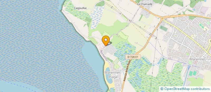 localisation de l'entreprise DOMAINE DES PINS  MARENNES-HIERS-BROUAGE