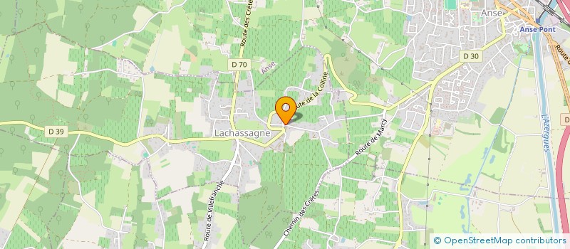 localisation de l'entreprise DOMAINE DES POSSIBLES  LACHASSAGNE