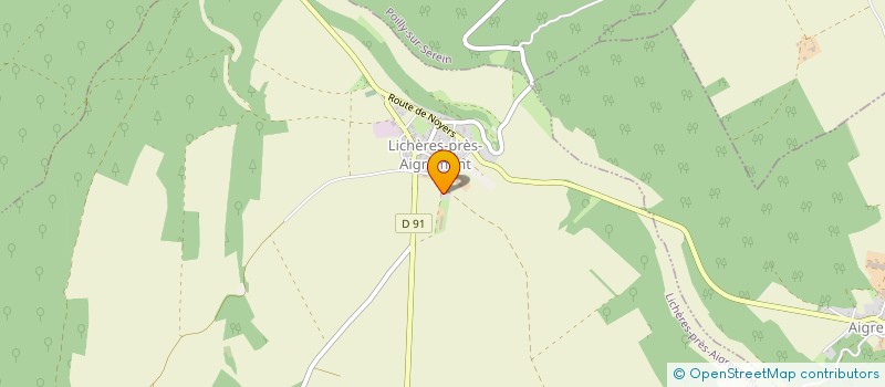 localisation de l'entreprise DOMAINE DES QUATRE JOURNEES à LICHERES-PRES-AIGREMONT