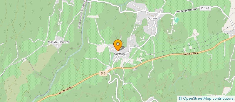 localisation de l'entreprise DOMAINE DES RIEU à ORSAN