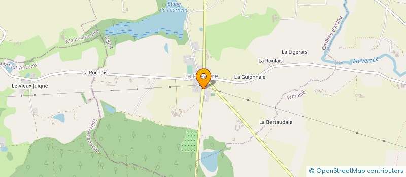 localisation de l'entreprise DOMAINE DES ROCHETTES à OMBREE D'ANJOU