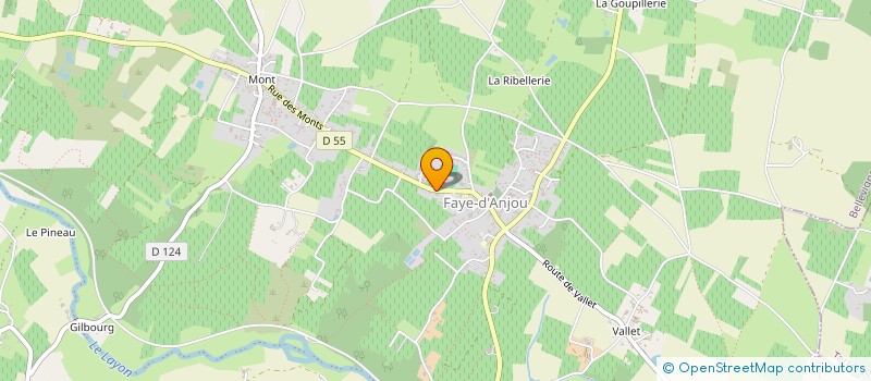 localisation de l'entreprise DOMAINE DES SAULAIES à BELLEVIGNE-EN-LAYON