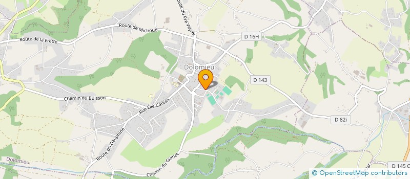 localisation de l'entreprise DOMAINE DES SOURCES  DOLOMIEU