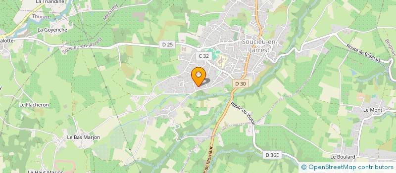 localisation de l'entreprise DOMAINE DES T  SOUCIEU-EN-JARREST