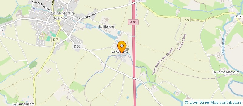 localisation de l'entreprise DOMAINE DES TOON'S à SAINT-MARTIN-DES-NOYERS