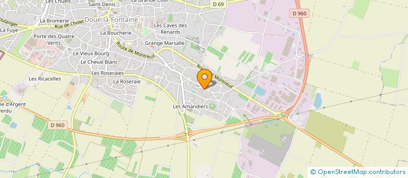 localisation de l'entreprise DOMAINE DES TROGLODYTES à DOUE-EN-ANJOU