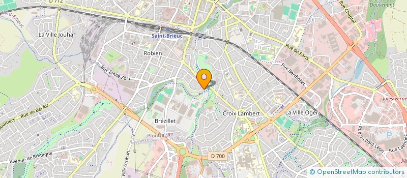 localisation de l'entreprise DOMAINE DES VALLEES à SAINT-BRIEUC