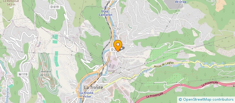 localisation de l'entreprise DOMAINE DES VINS FINS à LA TRINITE