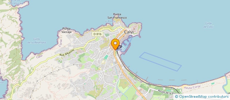 localisation de l'entreprise DOMAINE DI A MUVRELLA à CALVI