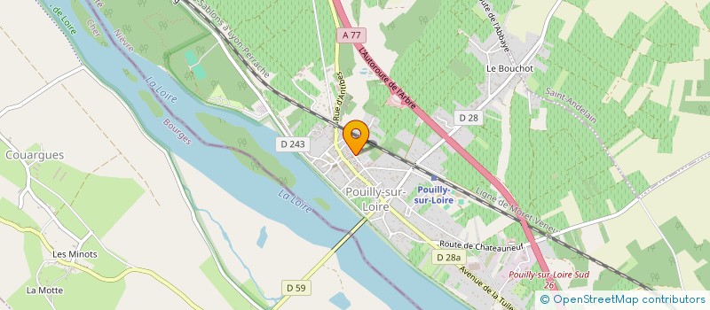 localisation de l'entreprise DOMAINE DIDIER DAGUENEAU à SAINT-ANDELAIN