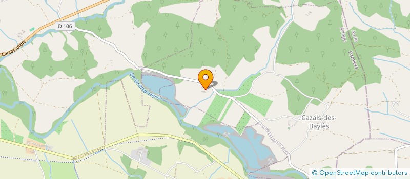 localisation de l'entreprise DOMAINE DU BEDOU à CAZALS-DES-BAYLES
