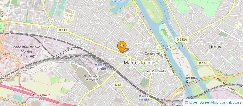 localisation de l'entreprise DOMAINE DU BELVEDERE  MANTES-LA-JOLIE