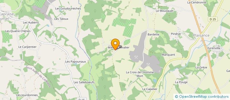 localisation de l'entreprise DOMAINE DU BOIS CARRE  PLAISANCE