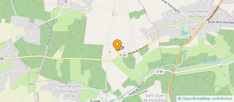 localisation de l'entreprise DOMAINE DU BOSC-FERE  LE THUIT DE L'OISON