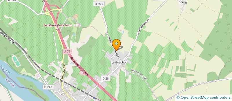 localisation de l'entreprise DOMAINE DU BOUCHOT à SAINT-ANDELAIN