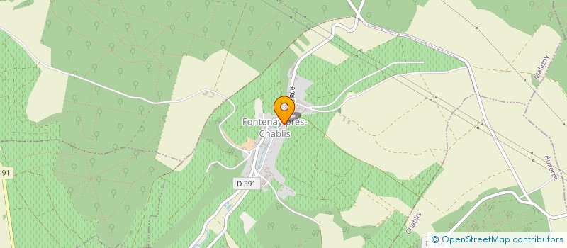 localisation de l'entreprise DOMAINE DU BRULIS  FONTENAY-PRES-CHABLIS