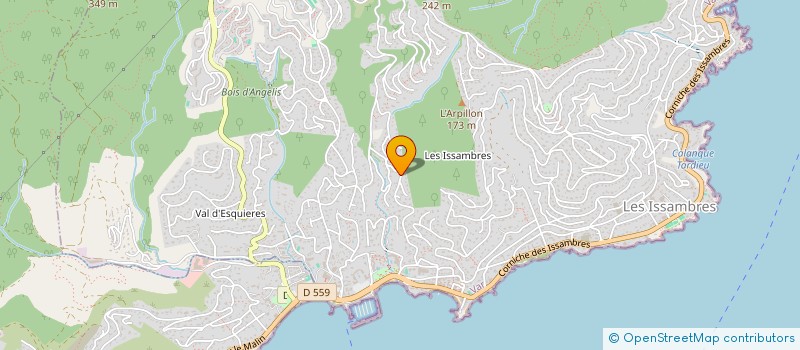 localisation de l'entreprise DOMAINE DU CAP  ROQUEBRUNE-SUR-ARGENS