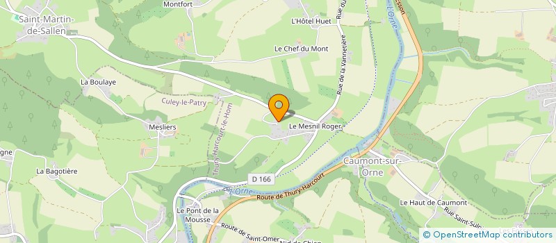 localisation de l'entreprise DOMAINE DU CERCLE DES DAMES  MOUTIERS-EN-CINGLAIS (LES)