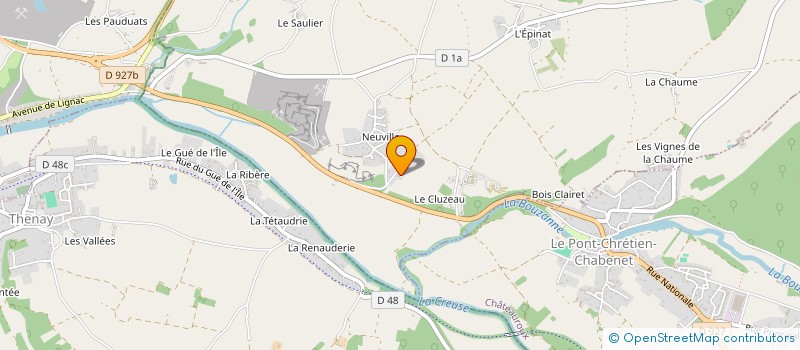 localisation de l'entreprise DOMAINE DU CHATEAU à CHASSENEUIL