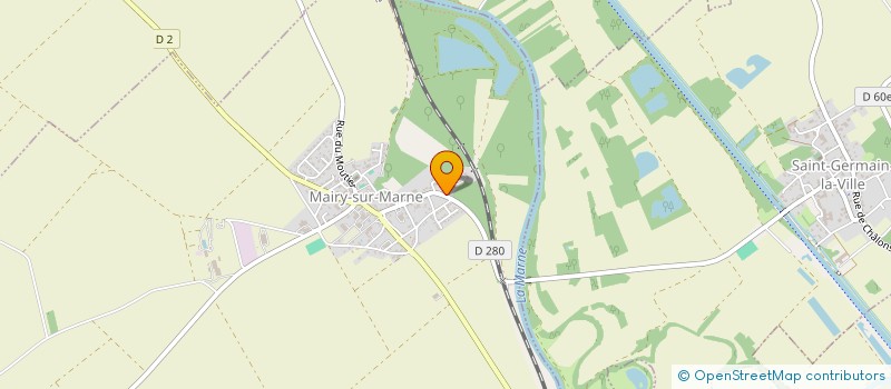 localisation de l'entreprise DOMAINE DU CHATEAU DE MAIRY  MAIRY-SUR-MARNE