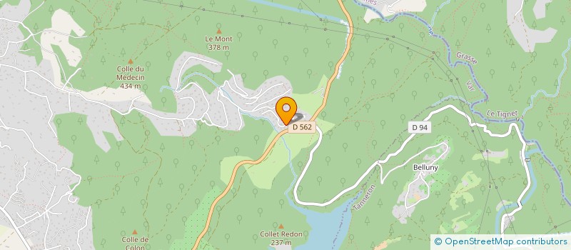 localisation de l'entreprise DOMAINE DU CHATEAU DE TOURNON  MONTAUROUX