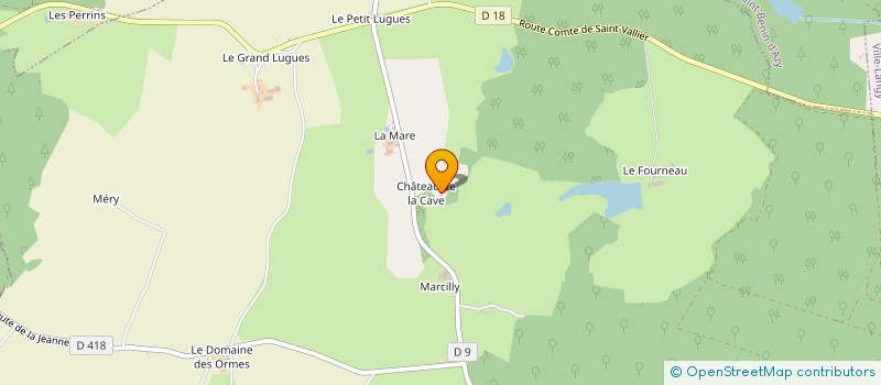 localisation de l'entreprise DOMAINE DU CHENE à BEAUMONT-SARDOLLES