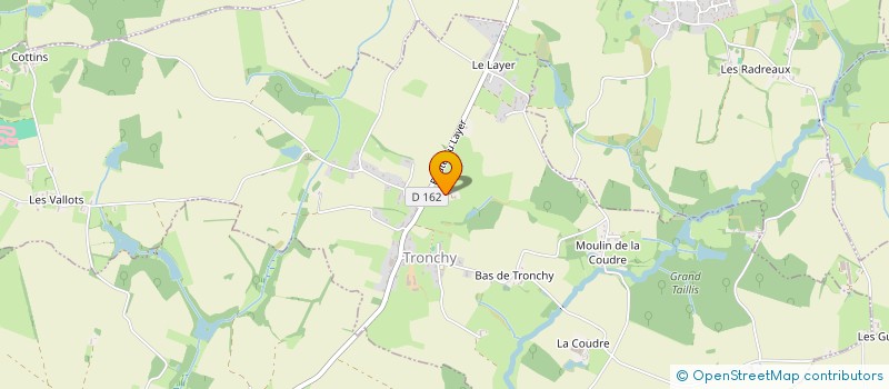 localisation de l'entreprise DOMAINE DU CHENE  TRONCHY