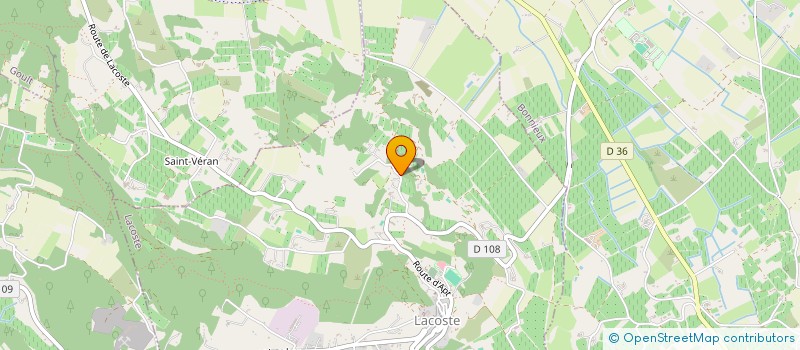 localisation de l'entreprise DOMAINE DU CLAUX  LACOSTE